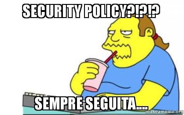 Image result for security policies meme