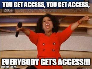 Image result for access control meme