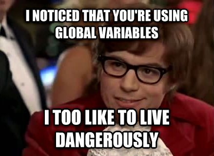 Why global variables are evil