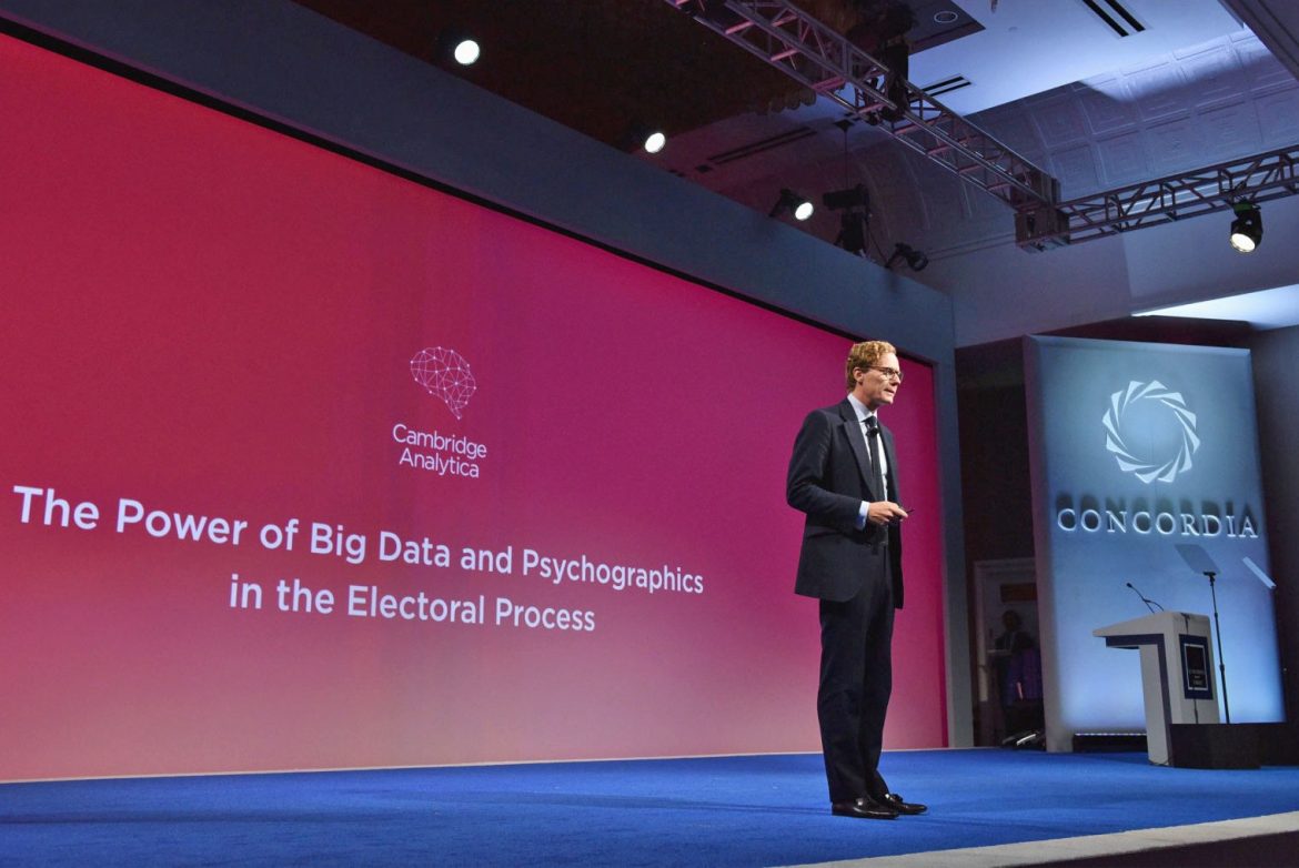 Cambridge Analytica Data Mining on Facebook, supporting Trump Campaign