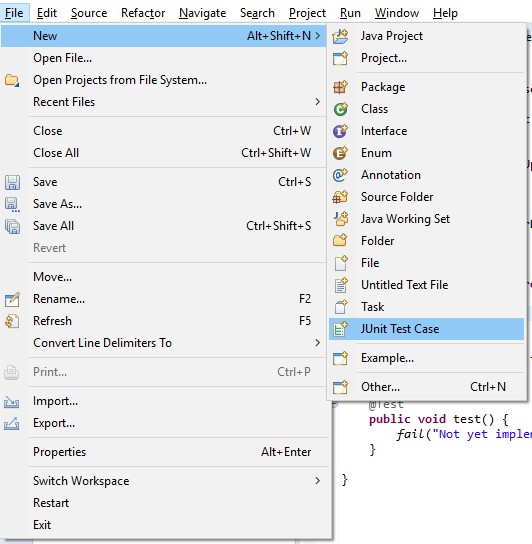 Java Unit Testing with JUnit 4 on Eclipse