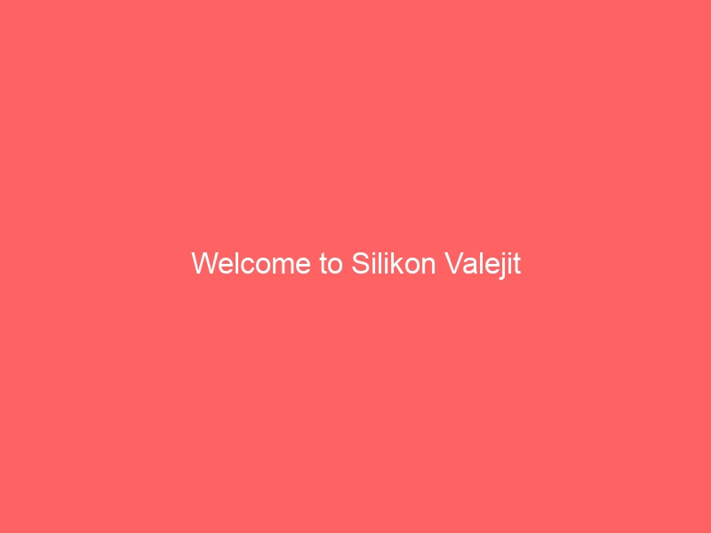 Welcome to Silikon Valejit